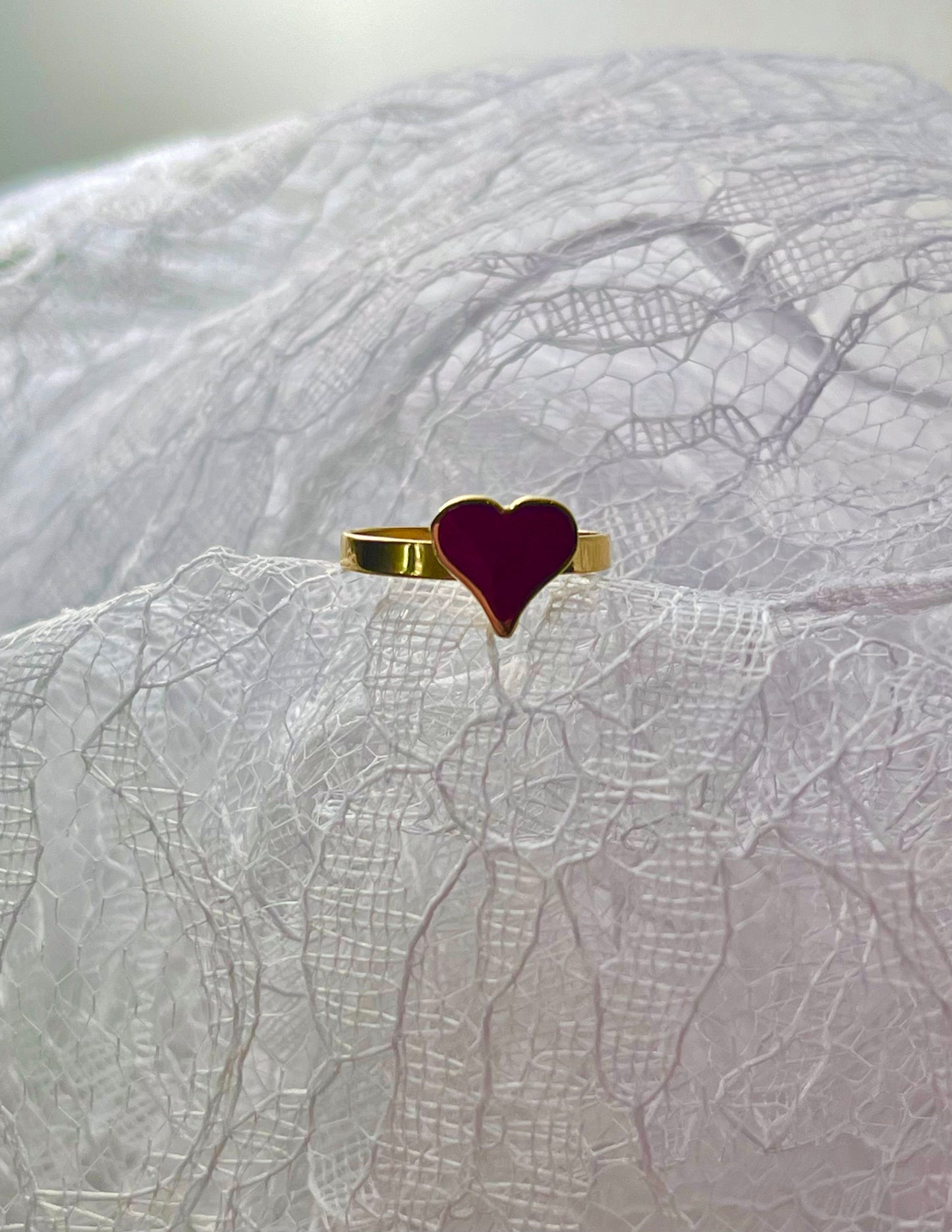 Pure Heart Gold Ring