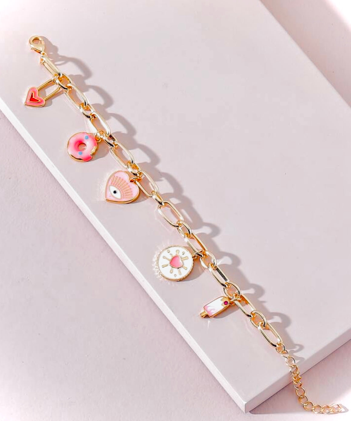 Pink Eye Bracelet