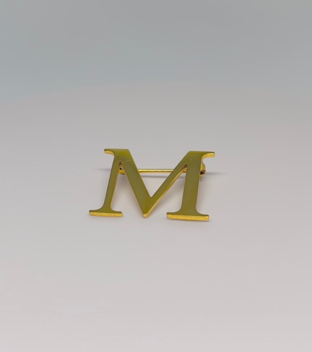 Letter Baby Brooch
