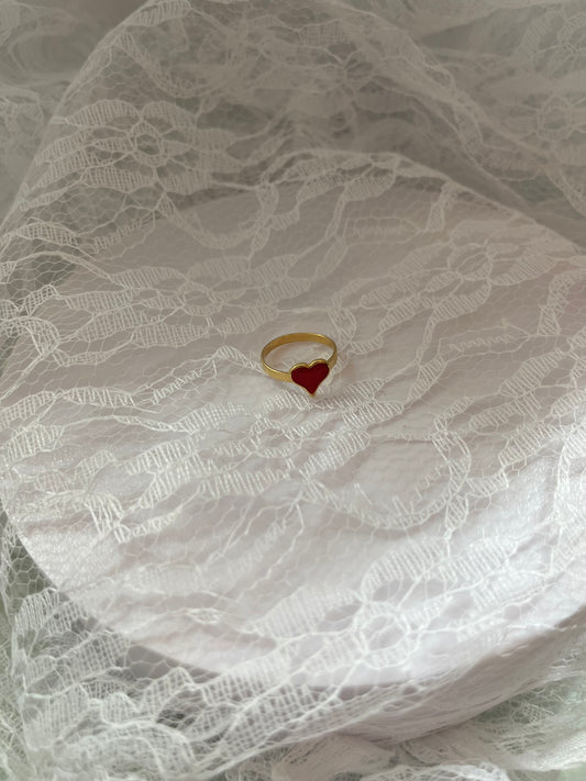 Pure Heart Gold Ring