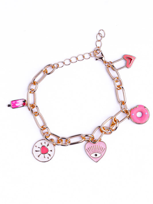 Pink Eye Bracelet